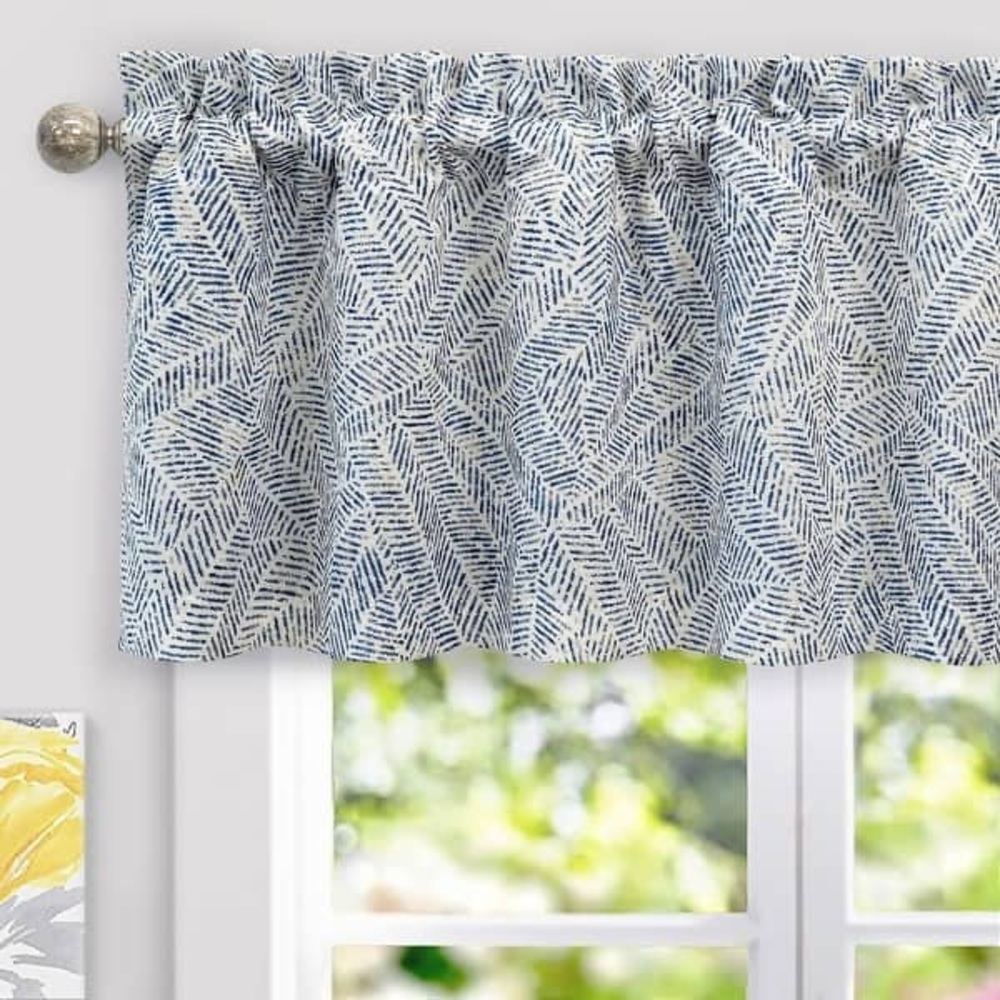 DriftAway Roman Linen Blend Blackout Valance Sz 52" Width X 18" Length